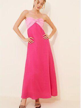 NWT Lusanna Melody Linen Maxi